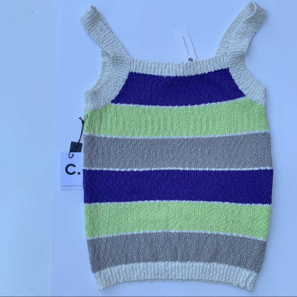 Anthropologie Callahan Knitwear Maddie Sweater Tank Size Large